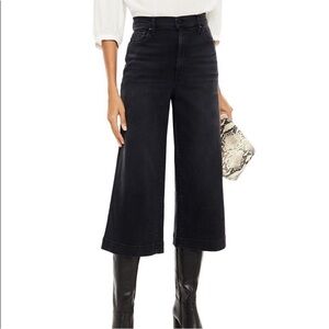 Alice + Olivia Black Flare & Wide Leg Jeans